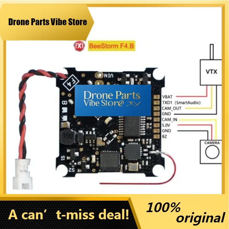Betaflight Fc F4 - DronePOversky Inductrix F4 EVO บอร์ดควบคุมการบินแบบ Brushed