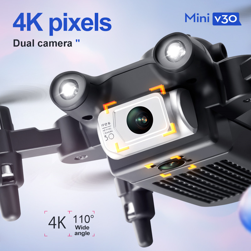 Mini V30 WiFi FPV Drone 4K HD  - Drone Aerial Photography บทวิจารณ์และราคา