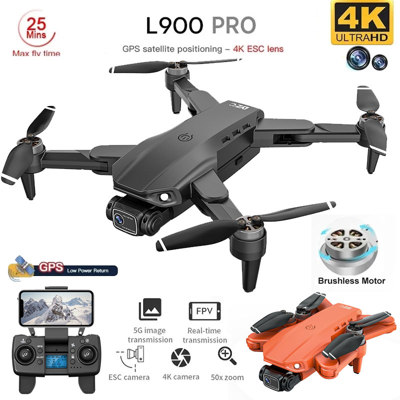 โดรน4K L900โปร GPS โดรน4K กล้อ - Drone Aerial Photography บทวิจารณ์และราคา