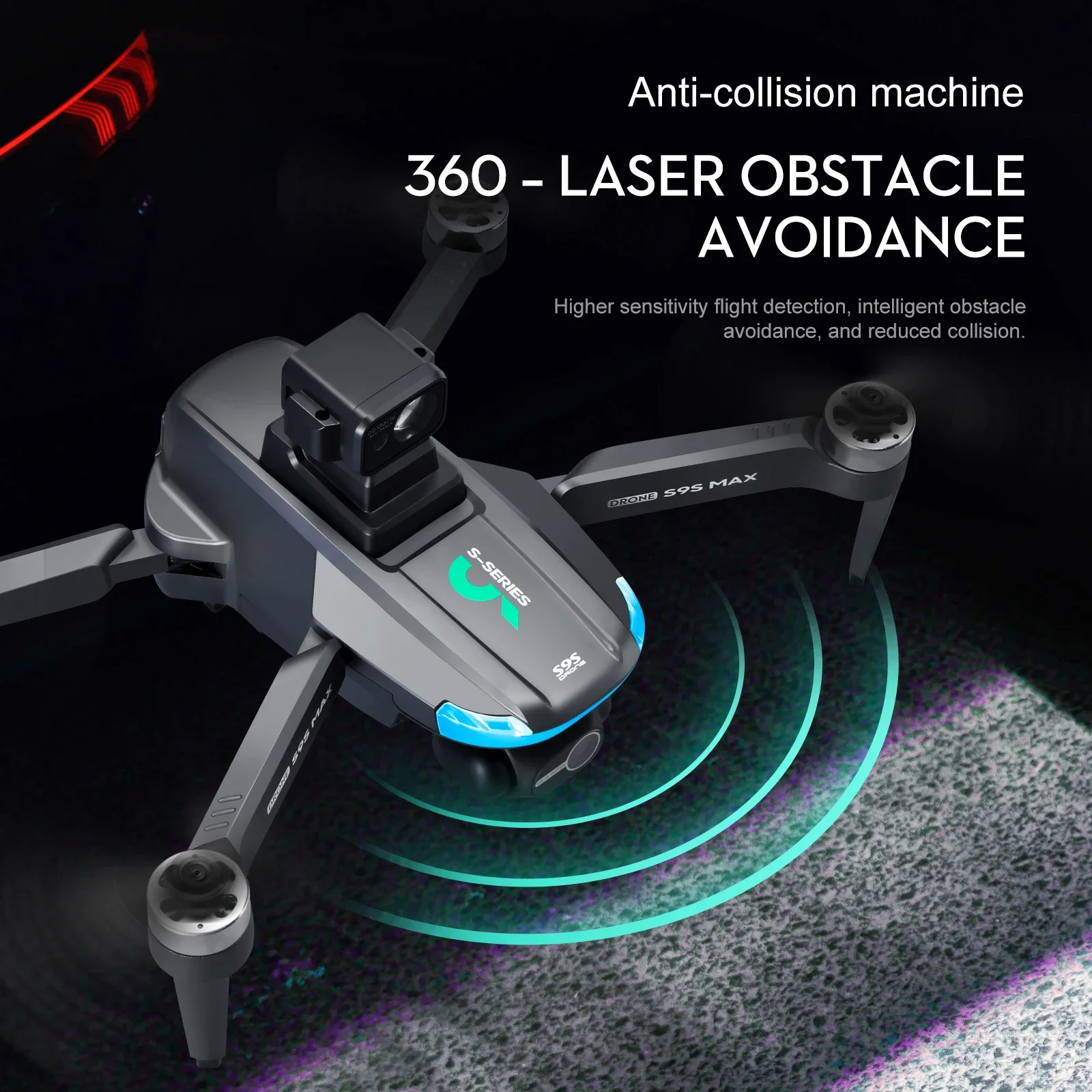 ใหม่S9S MAX MINI Drone 4K 2 แก - Drone Aerial Photography บทวิจารณ์และราคา