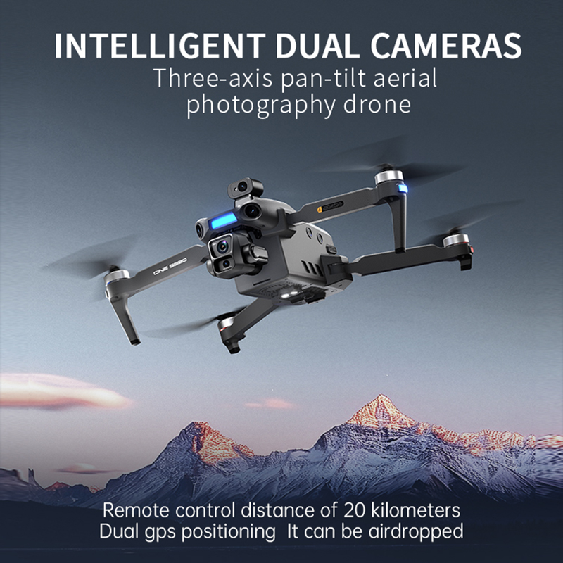 โดรนกล้องคู่ 8K รุ่นใหม่ ปี 20 - Drone Aerial Photography บทวิจารณ์และราคา