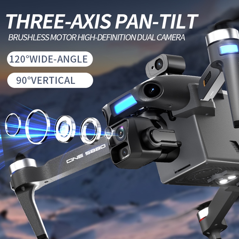 โดรนกล้องคู่ 8K รุ่นใหม่ ปี 20 - Drone Aerial Photography บทวิจารณ์และราคา