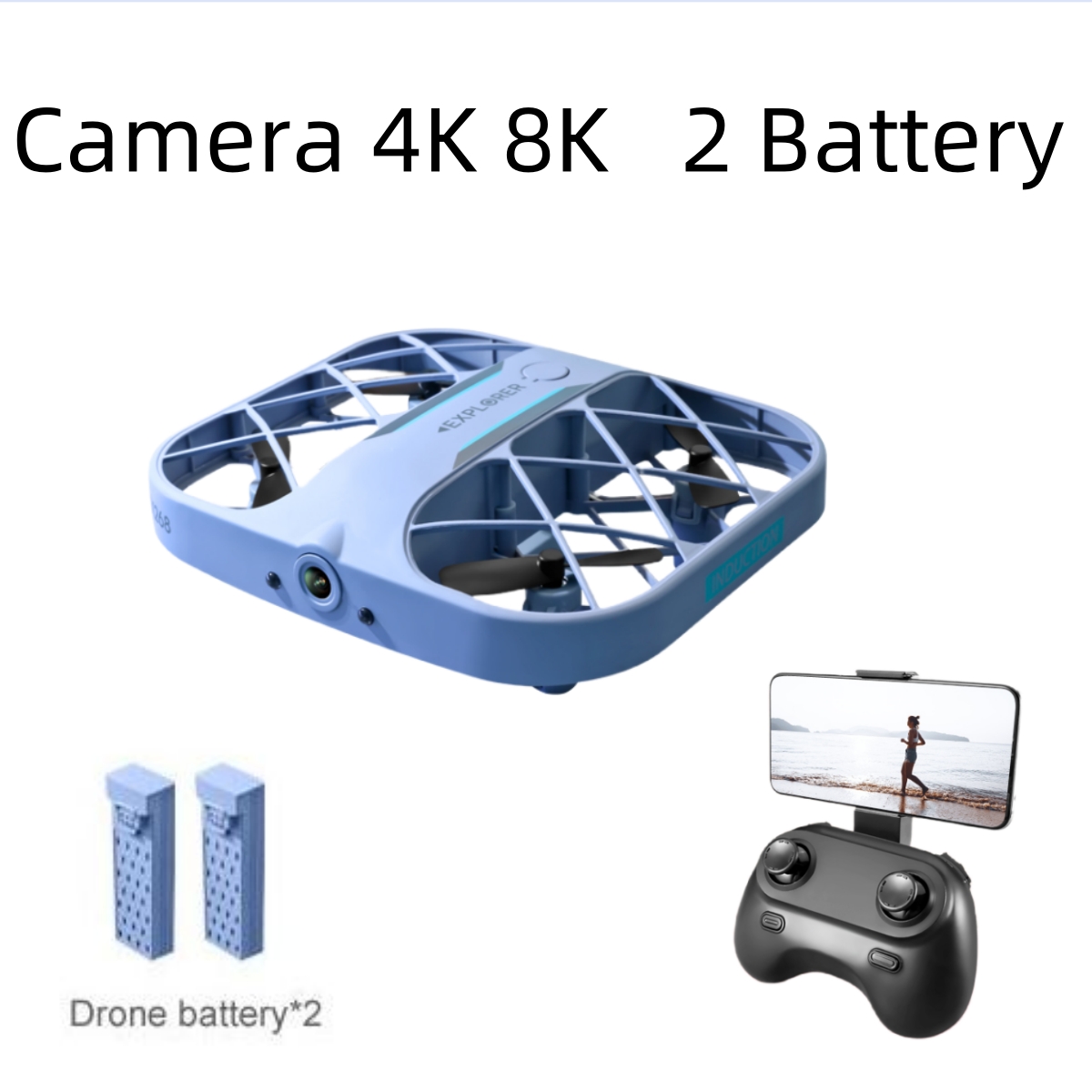 โดรน JJRC H107 FPV RC พร้อมแบต - Drone Aerial Photography บทวิจารณ์และราคา